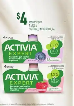 Loblaws ACTIVIA EXPERT, 4 X 100 G offer