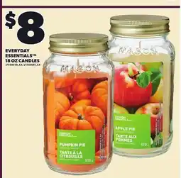 Loblaws EVERYDAY ESSENTIALS , 18 OZ CANDLES offer