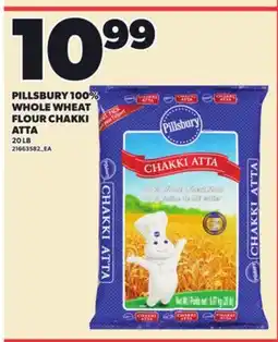 Loblaws PILLSBURY 100% WHOLE WHEAT FLOUR CHAKKI ATTA, 20 LB offer