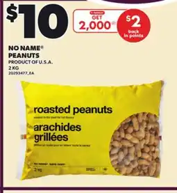 Loblaws NO NAME PEANUTS, 2 KG offer