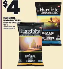 Loblaws HARDBITE POTATO CHIPS, 150 G offer
