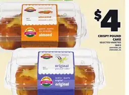 Loblaws CRISPY POUND CAKE, 368 G offer