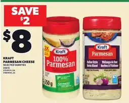 Loblaws KRAFT PARMESAN CHEESE, 250 G offer