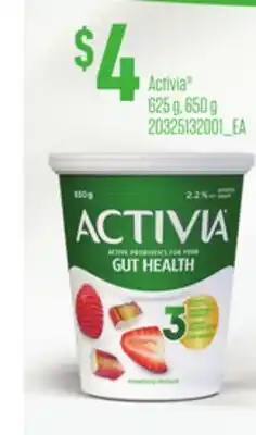 Loblaws ACTIVIA , 625 g, 650 g offer