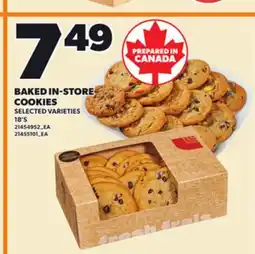 Loblaws BAKED IN-STORE COOKIES, 18'S offer