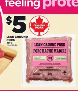 Loblaws LEAN GROUND PORK, 450 G offer