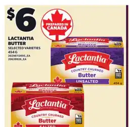 Loblaws LACTANTIA BUTTER, 454 G offer