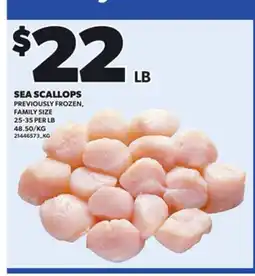 Loblaws SEA SCALLOPS, 25-35 PER LB offer