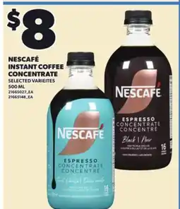Loblaws NESCAFÉ INSTANT COFFEE CONCENTRATE, 500 ML offer