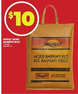 Loblaws SURAJ AGED BASMATI RICE, 3.63 KG offer