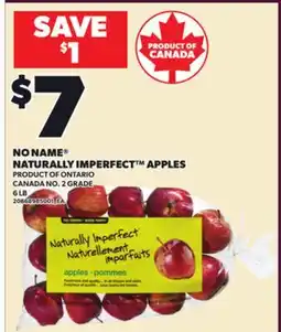 Loblaws NO NAME NATURALLY IMPERFECT APPLES, 6 LB offer
