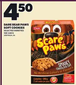 Loblaws DARE BEAR PAWS SOFT COOKIES, 168-240 G offer