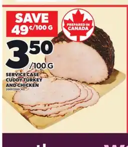 Loblaws SERVICE CASE CUDDY TURKEY AND CHICKEN offer