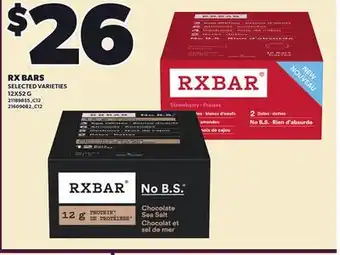 Loblaws RX BARS, 12X52 G offer