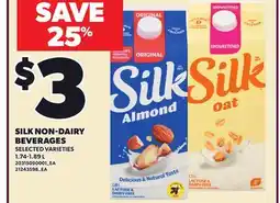 Loblaws SILK NON-DAIRY BEVERAGES, 1.74-1.89 L offer
