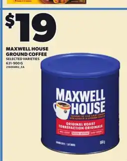Loblaws MAXWELL HOUSE GROUND COFFEE, 631-900 G offer