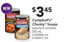 Loblaws CAMPBELL'S CHUNKY SOUPS, 515 ML offer