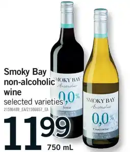 Fortinos SMOKY BAY NON-ALCOHOLIC WINE, 750 ML offer