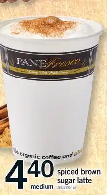 Fortinos SPICED BROWN SUGAR LATTE offer