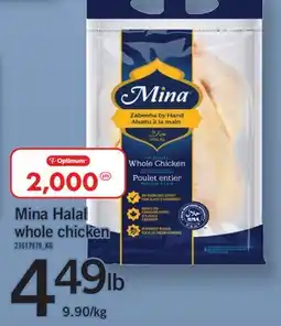 Fortinos MINA HALAL WHOLE CHICKEN offer