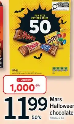 Fortinos MARS HALLOWEEN CHOCOLATE, 50'S offer