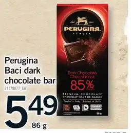 Fortinos PERUGINA BACI DARK CHOCOLATE BAR, 86G offer