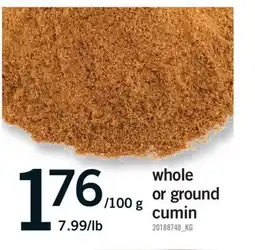 Fortinos WHOLE OR GROUND CUMIN offer