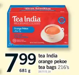 Fortinos TEA INDIA ORANGE PEKOE TEA BAGS, 216'S offer