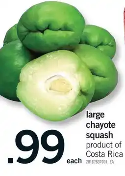 Fortinos LARGE CHAYOTE SQUASH offer