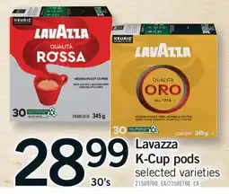 Fortinos LAVAZZA K-CUP PODS, 30'S offer