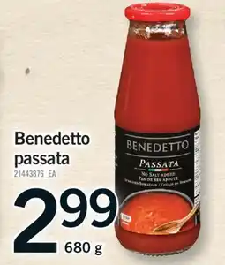 Fortinos BENEDETTO PASSATA, 680 G offer