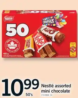 Fortinos NESTLÉ ASSORTED MINI CHOCOLATE, 50'S offer