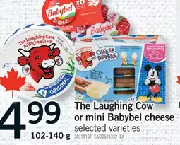 Fortinos THE LAUGHING COW OR MINI BABYBEL CHEESE, 102-140g offer
