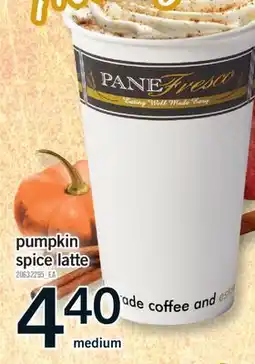 Fortinos PUMPKIN SPICE LATTE offer