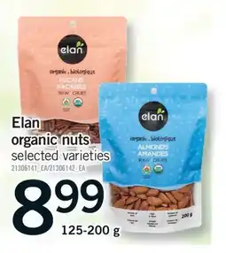 Fortinos ELAN ORGANIC NUTS, 125-200 g offer