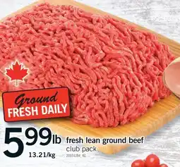 Fortinos FRESH LEAN GROUND BEEF offer