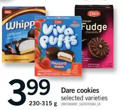 Fortinos DARE COOKIES, 230-315 g offer