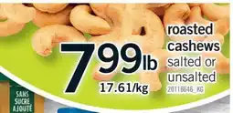 Fortinos ROASTED CASHEWS offer