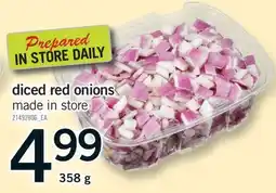 Fortinos DICED RED ONIONS, 358 g offer