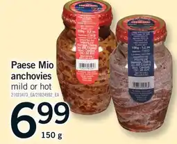 Fortinos PAESE MIO ANCHOVIES, 150 G offer