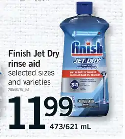 Fortinos FINISH JET DRY RINSE AID, 473/621 mL offer