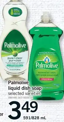Fortinos PALMOLIVE LIQUID DISH SOAP, 591/828ml offer