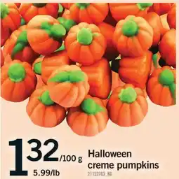 Fortinos HALLOWEEN CREME PUMPKINS offer