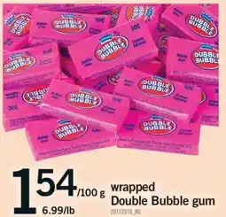 Fortinos WRAPPED DOUBLE BUBBLE GUM offer