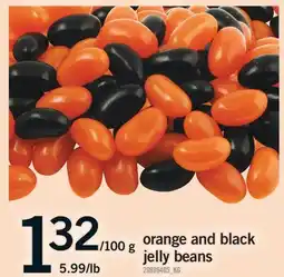 Fortinos ORANGE AND BLACK JELLY BEANS offer