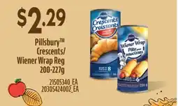 Fortinos PILLSBURY CRESCENTS/WIENER WRAP, 200-227G offer