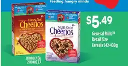 Fortinos GENERAL MILLS RETAIL SIZE CEREALS, 342-430G offer