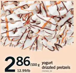 Fortinos YOGURT DRIZZLED PRETZELS offer