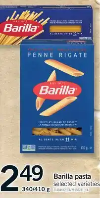 Fortinos BARILLA PASTA, 340/410 G offer