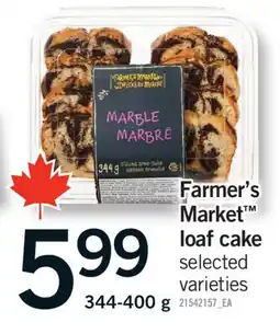 Fortinos FARMER'S MARKET LOAF CAKE, 344-400 G offer
